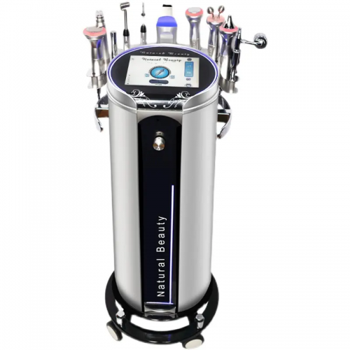10 in 1 hydra peel oxygen dermabrasion rf aqua skin scrubber salon facial machine
